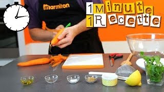 1 Minute 1 Recette  Carottes à la marocaine [upl. by Jari]