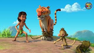 Jungle Book 2 Cartoon For Kids  Jungle Book Mega Episode  English Stories  Funny Wild Animals [upl. by Valtin]