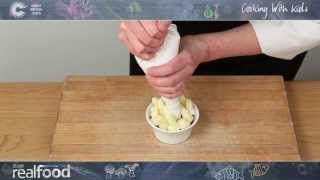 How to fill and use a piping bag  Cooking with Kids [upl. by Odrarebe]