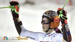 Vlhova wins Shiffrin third in Are giant slalom  NBC Sports [upl. by Bar]