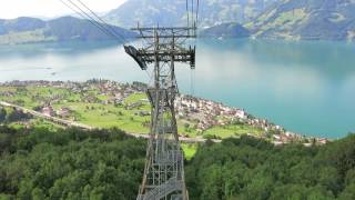 Luftseilbahn Beckenried  Klewenalp Talfahrt [upl. by Klemens168]