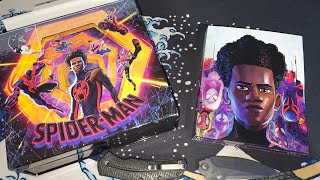 SpiderVerse 2Movie 4K BluRay Collectors Edition Unboxing [upl. by Accisej679]