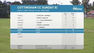 Goole Town CC 3rd XI v Cottingham CC Sunday XI [upl. by Alor]