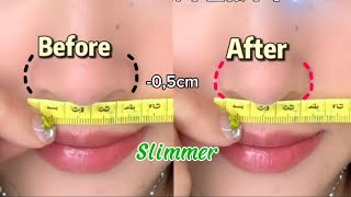 5 Min to Naturally Slim Nose Shape  Exercise to Slimmer Nose at Home  No Equipment 2024 [upl. by Anaizit]