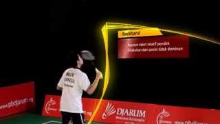 Tutorial bermain Bulutangkis  Backhand [upl. by Shenan89]