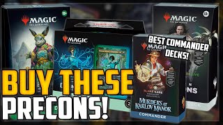 Top 10 Best Precon Decks for Commander Duskmourn UPDATE  Magic The Gathering [upl. by Eckmann]