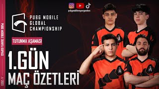 TR 2023 PMGC League  Tutunma Aşaması 1 GÜN  MAÇ ÖZETLERİ  PUBG MOBILE Global Championship [upl. by Drain]