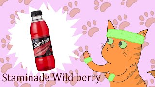 Kool Cat Drinks Episode 79 Staminade Wild berry [upl. by Airotel]