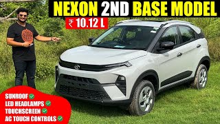 Nexon Pure Variant 2023 with Sunroof  Walkaround with On Road Price  Nexon Facelift 2023 [upl. by Odraner970]