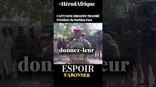 LEUR SEUL ESPOIR😱✊🏿💪  Capitaine Ibrahim Traoré • Héro dAfrique motivation shorts burkinafaso [upl. by Tewell]