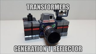 Transformers G1 KO Reflector Review Bert the Stormtrooper Reviews [upl. by Clayberg235]