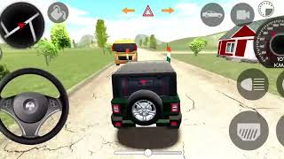 Dollar Song Modified 😈 Mahindra yellow Thar  Indian Car Simulator 3D  Car Game 3D RPHOPFARM [upl. by Yelrebmik]