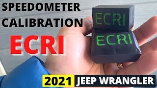 How to recalibrate 2021 Jeep Wranglers Speedo with ECRI [upl. by Atoiganap]