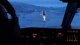 approach international airport Kangerlussuaq [upl. by Wight]