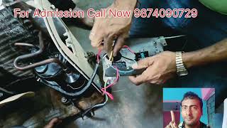 Ac Compressor with Capasitor Connection AcRepair [upl. by Jareb301]