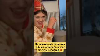 Buon natale🤣buonnatale divertente chiaraferragni perte amica risa scherzo scherzi [upl. by Ydnak]