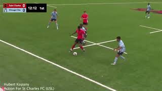 Hubert Kopany Action For St Charles FC USL 2024 [upl. by Mit]