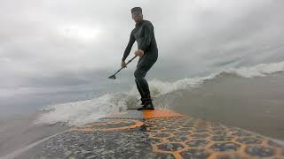 Fun times Surfing in Filey  SUP Surfing on the Yorkshire Coast [upl. by Natalie74]