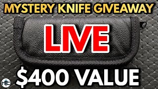 400 Mystery Knife Giveaway LIVE  Knives amp Knonsense [upl. by Jasper370]