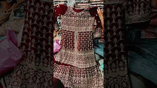 Letest👍🏻Designer Corp top Wedding lehenga👗collection online shopping Sowcarpet 🔥supper viralshort [upl. by Enomis]