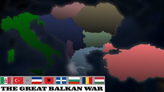 HOI4 The Great Balkan War  A HOI4 Alt History Timelapse [upl. by Harri573]