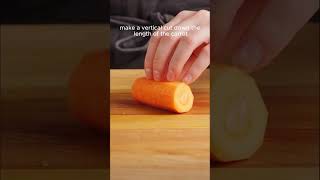 We’re teaching you how to julienne carrots which is as helpful for everyday dinners shorts [upl. by Mellette206]