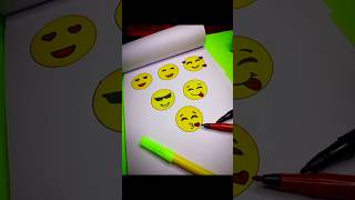 Satisfying Emoji Drawingshorts ytshortsemojidrawing Ankitas craft stick [upl. by Endor]