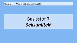 VMBO 3  Voortplanting en seksualiteit  7 Seksualiteit  8e editie [upl. by Nwahsiek46]