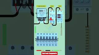 Single Phase Energy Meter and Distribution shots [upl. by Ayanaj208]