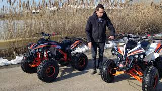 3125B 125cc Coolster ATV Fully Automatic With Reverse Remote Kill And Throttle Limiter Quad Review [upl. by Ilyk]