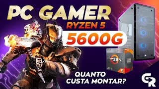 🔥 PC GAMER COM RYZEN 5 5600G  Configuração ideal lista de peças e preços 2023 [upl. by Llenol]