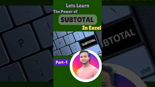 Subtotal in Excel  Step by Step excel subtotal ExcelSquareByAfroz [upl. by Secundas]