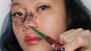 Basic Henna Tutorial for a Natural Freckles Look  uglysxegirl [upl. by Notreve285]