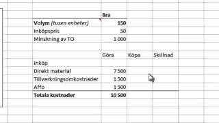 Bidragskalkylering 2 Alternativval [upl. by Ahsenhoj]