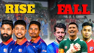 Why Nepali cricket rose and Nepali football Fell  Major 3 Reasons [upl. by Odnomor]