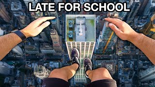 Late For School Parkour POV [upl. by Annovaj]