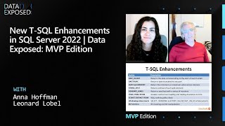 New TSQL Enhancements in SQL Server 2022  Data Exposed MVP Edition [upl. by Sternick]