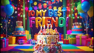 Wishing birthday to best friend birthday greetings happy birthday cake birthday messages [upl. by Eidnas]