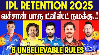 IPL 2025 8 RETENTION RULES  TATA IPL Player Regulations 202527  CRICZIP [upl. by Ajnos544]