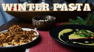 DAY 28  winter pasta  Homemade pasta  30 day of cooking [upl. by Kester]