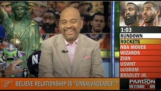 Michael Wilbon on CP3Harden Rockets Believe relationship is quotunsalvageablequot [upl. by Adnole279]