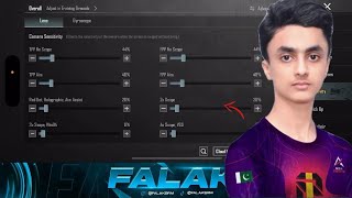 FALAK SENSITIVITY amp CONTROL CODE  Falak All Settings Revealed  BGMI  Pubg Mobile [upl. by Irtak826]