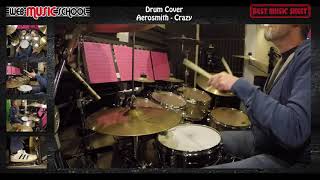 Aerosmith  Crazy  DRUM COVER [upl. by Seuqirdor]