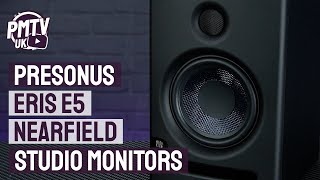 Presonus Eris E5 Nearfield Monitor Speakers  Quick Look amp Overview [upl. by Adaj299]