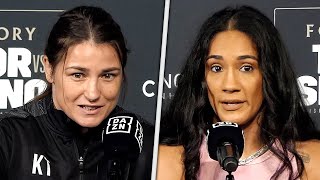 Katie Taylor vs Amanda Serrano • FULL FINAL PRESS CONFERENCE • DAZN amp Matchroom Boxing [upl. by Tann]