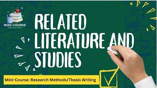 Understanding Related Literature and Studies [upl. by Adhern]