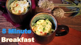 5 minute Eggs in a Mug  BroccoliCheese Eggs in a Mug Recipe  Fast and Easy Breakfast Idea [upl. by Eidok]