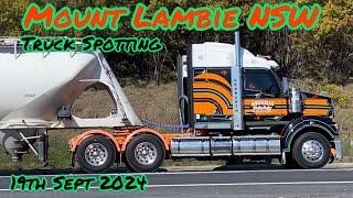 Mount Lambie NSW Truck Spotting 19th Sept 2024 truck trucking [upl. by Minta75]