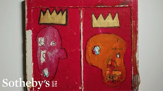 JeanMichel Basquiat’s Red Kings Contemporary Art at Sothebys [upl. by Ecnatsnoc]