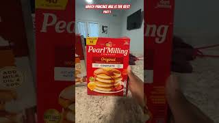 Who has the best PANCAKE MIX food review explore [upl. by Hameean487]